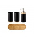 Ceramiczne bambusowe baterie łazienkowe zęby kubek do mycia łazienka emulsja pojemnik zastawa stołowa do kuchni zmywanie naczyń 
