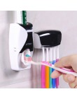 Wygodny uchwyt na szczoteczki do zębów wielofunkcyjny oszczędność miejsca szczoteczka do zębów pasta do zębów akcesoria łazienko
