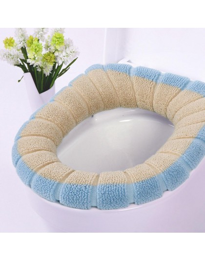 Sedes do łazienki Closestool zmywalna miękka cieplejsza nakładka na poduszkę poduszka na toaletę akcesoria łazienkowe Q3