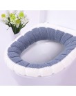 Sedes do łazienki Closestool zmywalna miękka cieplejsza nakładka na poduszkę poduszka na toaletę akcesoria łazienkowe Q3