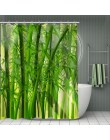 11.11 gorąca sprzedaż wydrukuj swój wzór, niestandardowa bambusowa zasłona prysznicowa kurtyna kąpielowa z tkaniny poliestrowej 