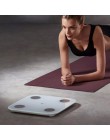 Oryginalny Xiaomi inteligentny korpus skład tłuszczu skala 2 Bluetooth 5.0 Test równowagi 13 dane ciała BMI zdrowie waga LED wyś