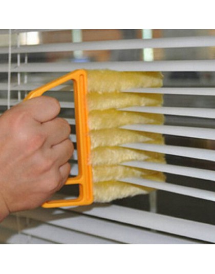 Przydatna szczotka do czyszczenia okien z mikrofibry klimatyzator miotełka do czyszczenia z zmywalnymi weneckie żaluzje ścierecz