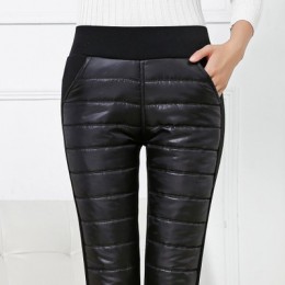 Odzież na śnieg czarne ciepłe spodnie dresowe damskie New arrival Casual spodnie legginsy damskie wysokiej talii zagęścić dół ba