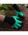 4/8 pazur ABS plastikowe ogrodowe rękawice gumowe ogrodnictwo kopanie sadzenia trwałe wodoodporne rękawice robocze Outdoor gadże