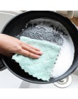 1 szt. Dwustronny silnie pochłaniający miękki podkładka do czyszczenia sprzątanie kuchni ścierka do naczyń sucha i mokra ścierec