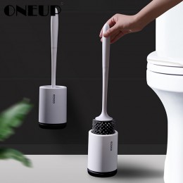Silikonowa szczotka do toalety wc uniwersalna wielorazowa łatwa w czyszczeniu ekologiczna nowoczesna
