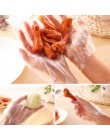 Jednorazowe rękawice jednorazowe rękawice plastikowe restauracja grill przezroczyste ekologiczne rękawice PE kuchnia akcesoria o