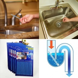 12 sztuk/zestaw kije oczyszczanie ścieków do dezodorantu kuchnia toaleta wanna środek do udrażniania odpływów pręt do czyszczeni