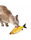 Pet miękki pluszowy 3D w kształcie ryby zabawka dla kota interaktywne prezenty ryby kocimiętka zabawki wypchana poduszka lalka s