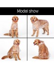 HOOPET płaszcz przeciwdeszczowy dla psów dużego psa średniej wielkości psy domowe odzież wodoodporna kurtka ubrania Puppy Casual