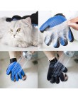 Anpro czesanie kotów psów domowych rękawice do czyszczenia szczotek skuteczne usuwanie pleców masaż zwierząt rękawice do usuwani