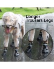 HOOPET kurtka przeciwdeszczowa dla zwierząt Puppy cztery stopy z kapturem przezroczysty wodoodporny Teddy duży pies deszcz ubran