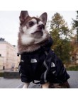 Pies zimowe ubrania wiatroszczelna kurtka dla psa moda odzież dla zwierząt dla średnich duże psy Labrador odblaskowe ubrania dla