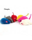 10 sztuk/5 sztuk zestaw zabawny królik futro sztuczna mysz zabawki dla zwierząt domowych Mini zabawne gry zabawki dla kotów dla 