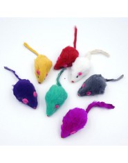 10 sztuk/5 sztuk zestaw zabawny królik futro sztuczna mysz zabawki dla zwierząt domowych Mini zabawne gry zabawki dla kotów dla 