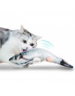 Ruchoma zabawka-ryba s kocimiętka dla kota realistyczna pluszowa ryba wypchana poduszka żuć ugryzienie zabawka kotek ryba Flop k
