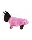 Ubranka dla psów zimowa ciepła kurtka dla psa jednokolorowa szczeniaczek bluza z kapturem z motywem kota bluza zimowe ubranka dl