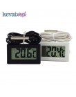 Wodoodporny LCD cyfrowy termometr akwarium elektroniczny precyzyjny pomiar temperatury akwarium narzędzie z sondą