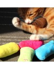 Śmieszne interaktywne fantazyjne dla zwierząt domowych szlifowania zębów zabawka z kocimiętką pazury kciuka ugryźć kot mint kote