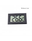 Wodoodporny LCD cyfrowy termometr akwarium elektroniczny precyzyjny pomiar temperatury akwarium narzędzie z sondą