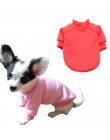 Gorąca sprzedaż zimowe ubrania dla psów ciepłe Yorkies ubrania dla małych psów strój bawełniany ubrania dla zwierząt kamizelka k