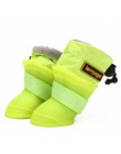 Buty przeciwdeszczowe dla małych średnich psów wodoodporne buty dla psów zimowe ciepłe buty dla szczeniąt śnieg z polaru miękkie