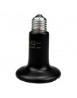 Lampa grzewcza dla zwierząt żarówka podczerwieni czarny ceramiczny emiter lampa grzewcza żarówka dla gadów zwierzęta grzejnik Br