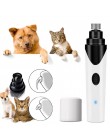 Akumulator pies szlifierki do paznokci USB ładowania obcinacz paznokci dla psów elektryczny pies kot łapy trymer do pielęgnacji 