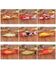 Pet miękkie pluszowy kreatywny karp 3d w kształcie ryby zabawka dla kota prezenty kocimiętka ryba wypchana poduszka lalka sztucz