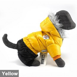 Zimowe ubrania dla zwierząt domowych Super ciepła ocieplana kurtka dla małych psów wodoodporne zwierzęta płaszcz bawełniane bluz
