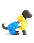 Zimowe ubrania dla zwierząt domowych Super ciepła ocieplana kurtka dla małych psów wodoodporne zwierzęta płaszcz bawełniane bluz