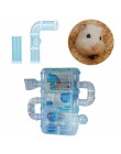 DIY u-type plastikowa rura liniowa/rurowa trening gra podłączony zewnętrzny tunel zabawki dla małe zwierzę klatka dla chomika ch