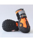 Buty dla psa dla sportu góra do noszenia dla zwierząt podeszwy z pcv wodoodporne odblaskowe buty dla psa idealne dla małych śred