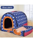Nowe ciepłe psia buda wygodne nadruki gwiazdy mata do budy na szczeniak najwyższej jakości składane łóżko dla kota cama para cac