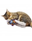 1 szt. Artykuły dla kotów zabawki dla kotów interaktywna wewnętrzna kocimiętka i dzwonek długi tren Mouse gry zabawki dla kotów 
