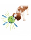 Zabawka dla psa zabawa chichot dźwięki piłka kot domowy zabawki dla psów krzem skoki interaktywna zabawka piłka treningowa dla m