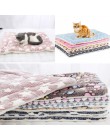 S/M/L/XL/XXL/XXXL zagęszczony Pet miękki polar Pad koc na łóżko mata dla szczeniaczek kot poduszka na sofę zmywalny dywan utrzym
