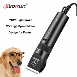 2019 20W elektryczna sierść psa trymer High Power Professional Grooming zwierzęta zwierzęta kot Clipper zwierzęta golarka do wło