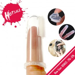 5cm super mały miękki palec szczotka szczoteczka do zębów dla zwierząt domowych pies kot urządzenia do oczyszczania pluszowy pie