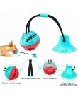 Dog Molar Bite Toy wielofunkcyjne zabawki do gryzienia dla zwierząt z przyssawką Doggy Pull Ball dla psów koty czyszczenie zębów