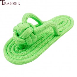Transer bawełna zabawka z liny dla psa pantofel buty kształt Pet Dog gryzienie Chew Firm Pet Toy Outdoor Traning dla małych śred