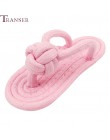 Transer bawełna zabawka z liny dla psa pantofel buty kształt Pet Dog gryzienie Chew Firm Pet Toy Outdoor Traning dla małych śred