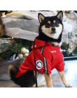 FATHIN moda pies ubrania Adidog buldog francuski Pupreme koszula pies wiatrówka Sport Retro bluzy dla psów ubrania dla zwierząt 