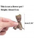 Strongwell Baby doniczka Groot doniczka kwiatowa figurki drzewo człowiek śliczny zabawkowy Model długopis doniczka ogrodowa doni