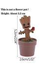 Baby doniczka Groot doniczka kwiatowa figurki drzewo człowiek śliczny Model długopis akcesoria doniczka ogrodowa doniczka do sad