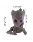 Baby doniczka Groot doniczka kwiatowa figurki drzewo człowiek śliczny Model długopis akcesoria doniczka ogrodowa doniczka do sad