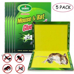 5 sztuk lep na myszy lepkie myszy klej pułapka wysokiej skuteczne gryzoni szczur wąż Bugs Catcher Pest Control odrzucić nietoksy