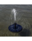 Oczko wodne fontanna 7V/1.4W słoneczna fontein fontanna zasilana energią słoneczną Fuente pływająca pompa do wody 3 głowica spry