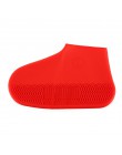 1 para wielokrotnego użytku silikonowe pokrowiec na buty S/M/L kalosze wodoodporne pokrowce na zewnątrz Camping Slip-on odporna 